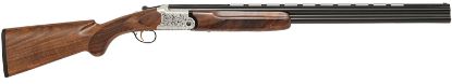 Picture of Chiappa Firearms 930.378 202Ae 12 Gauge Break Open 3" 2 28" Black Chrome Lined Vent Rib Barrel, Nickel-Plated Engraved Aluminum Receiver, Fixed Walnut Stock 