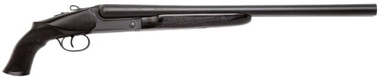 Picture of Chiappa Firearms 930.385 500 12 Gauge Break Open 2 20" Black Side By Side Barrel, Black Receiver, Black Wood Stock, Includes Pistol Grip 