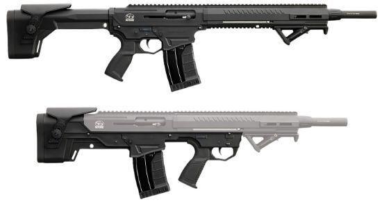 Picture of Chiappa Firearms 930.364 Hydra 902 Combo 12 Gauge Semi-Auto 3" 5+1 18.70" Black Steel Barrel, Aluminum Receiver, Adj Comb Black Synthetic Stock, Black Polymer Grip 