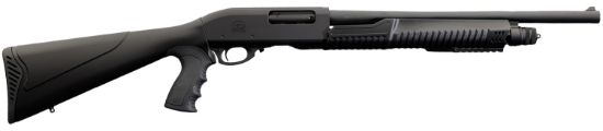 Picture of Chiappa Firearms 930.294 301 Full Size Frame 12 Gauge Pump 3" 4+1 18.50" Black Steel Barrel, Black Aluminum Receiver, Black Fixed Synthetic Stock, Black Polymer Grip 