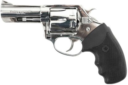 Picture of Charter Arms 73839 Undercover Police 38 Special 6Rd 3" High Polished Stainless Steel Barrel, Cylinder & Frame, Black Rubber Grip 