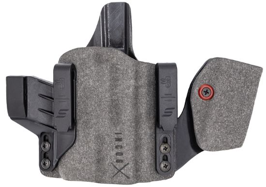 Picture of Safariland Incog0895a0cx261mc Incogx W/Mag Caddy Iwb Black/Gray Boltaron Belt Clip Fits Glock 43X/48 Right Hand 