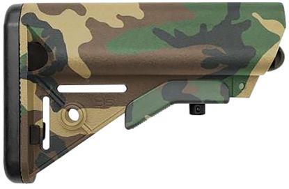 Picture of B5 Systems Sop1188 Enhanced Sopmod Woodland Camo Polymer Fits Ar-15 