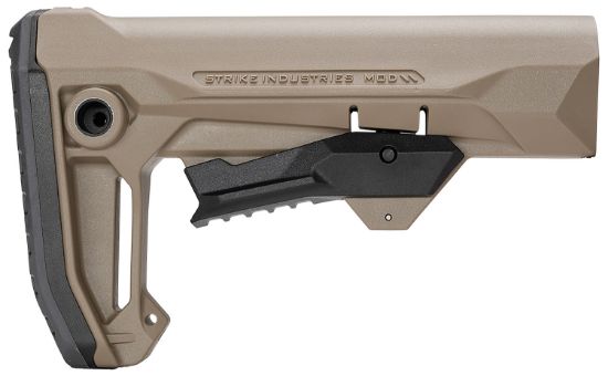 Picture of Strike Industries Strikeesmod2fde Mod2 Rifle Stock Fde Polymer Compatible W/ Ar Style Buffer Tubes 