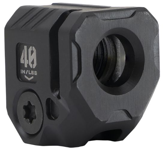 Picture of Strike Industries Mcquad Micro Threaded Compensator Black Steel 0.89" Oal Compatible W/ 9Mm/357 Sig 