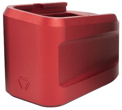 Picture of Strike Industries Empalg19red Extended Mag Plate Fits Glock G19 Red 6061 T-6 Aluminum 