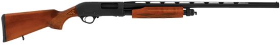 Picture of Hatsan Usa Hews202805w2 Escort Ws Full Size 20 Gauge Pump 3" 4+1 28" Black Chrome Vent Rib Barrel, Black Anodized Grooved Aluminum Receiver, Adjustable Turkish Walnut Stock 