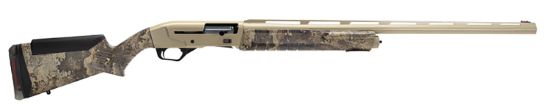 Picture of Savage Arms 57776 Renegauge Prairie 12 Gauge Semi-Auto 4+1 28" Desert Sand Cerakote Fluted Vent Rib Barrel & Aluminum Receiver, Adjustable Truetimber Prairie Synthetic Stock 