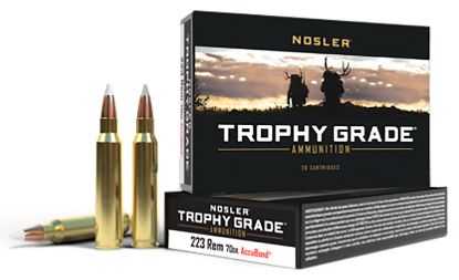 Picture of Nosler 61036 Match Grade 223 Rem 70 Gr Soft Point 20 Per Box/ 20 Case 