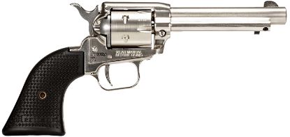 Picture of Heritage Mfg Rr22ni6 Rough Rider 22 Lr 6Rd 6.50" Nickel Steel Barrel, Nickel Aluminum Frame, Matte Nickel Cylinder, Black Polystar Grip, Hammer/Thumb Safety, Exposed Hammer 