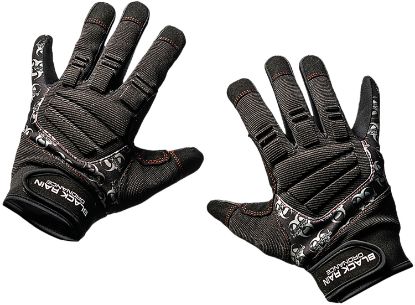 Picture of Black Rain Ordnance Tactgloveblk/Gryl Tactical Gloves Black/Gray Large Velcro 