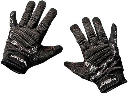 Picture of Black Rain Ordnance Tactgloveblk/Gry2xl Tactical Gloves Black/Gray 2Xl Velcro 
