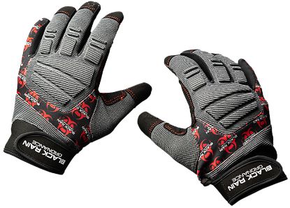 Picture of Black Rain Ordnance Tactical Gloves Black/Gray/Red 2Xl Velcro 