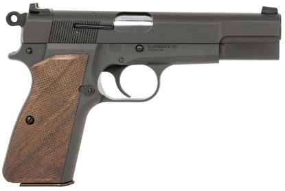 Picture of Springfield Armory Hp9201pkg Sa-35 9Mm Luger 15+1 4.70" Stainless Steel Barrel, Matte Blued Serrated Carbon Steel Slide & Frame W/Beavertail, Checkered Walnut Grip 