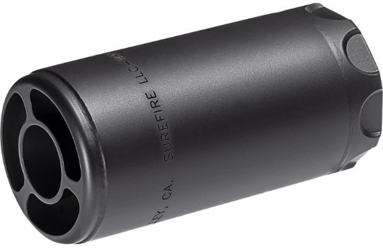 Picture of Surefire Warden1/2-28-Bk Warden 5.56Mm/7.62Mm 1/2"X28 Stainless Steel Black Cerakote 