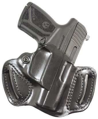 Picture of Desantis Gunhide 086Ba1zz0 Mini Slide Black Leather Fits Rost Martin Rmic Belt Loop Mount Right Hand 