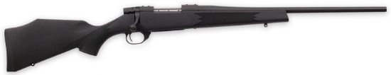 Picture of Weatherby Vyt243nr0t Vanguard Synthetic Compact 243 Win 5+1 20" Matte Blued #1 Threaded Barrel, Matte Blued Drilled & Tapped Steel Receiver, Black Adjustable Synthetic Stock 