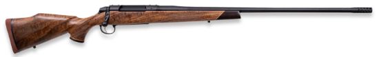 Picture of Weatherby 3Wasd7mmpr6b 307 Adventure Sd Full Size 7Mm Prc 3+1 26" Graphite Black Cerakote Mag Sporter Fluted/Threaded Barrel, Drilled & Tapped Steel Receiver, Walnut Fixed Wood Stock 