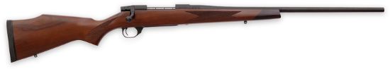 Picture of Weatherby Vdt257wr4t Vanguard Sporter Full Size 257 Wthby Mag 3+1 24" Bead Blasted Blued #2 Threaded Barrel, Matte Blued Drilled & Tapped Steel Receiver, Grade A Turkish Walnut Monte Carlo Stock 