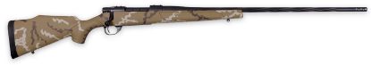 Picture of Weatherby Vhh300nr6b Vanguard Outfitter Full Size 300 Win Mag 3+1 26" Black Cerakote #2 Fluted/Threaded Barrel & Drilled & Tapped Steel Receiver. Tan W/Brown & White Sponge Monte Carlo Synthetic Stock