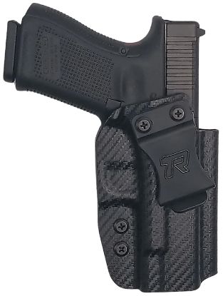 Picture of Rounded Gear Glk192332cfrhvar Kydex Iwb Black Kydex Fits Glock 19 Belt Clip Right Hand 