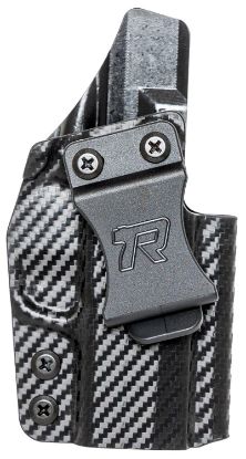 Picture of Rounded Gear Trsg3ccfrhvar Kydex Iwb Black Kydex Fits Taurus G3c Belt Clip Right Hand 