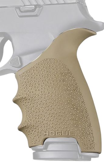 Picture of Hogue 17603 Grip Sleeve Handall Beavertail Flat Dark Earth Rubber Fits Sig Sauer P320 Full Size 