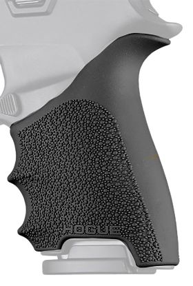 Picture of Hogue 17610 Grip Sleeve Handall Beavertail Black Rubber Fits Sig Sauer P320 Compact 