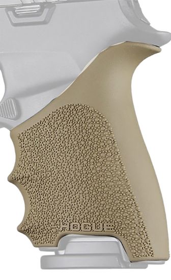 Picture of Hogue 17613 Grip Sleeve Handall Beavertail Flat Dark Earth Rubber Fits Sig Sauer P320 Compact 