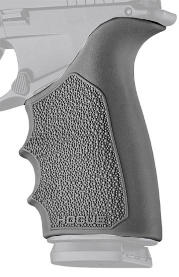 Picture of Hogue 18522 Grip Sleeve Handall Beavertail Slate Gray Rubber 