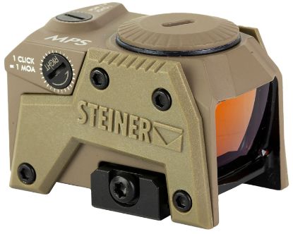 Picture of Steiner 8700Mpsfde Micro Pistol Sight Flat Dark Earth 1X20mm X 16Mm 3.3 Moa Red Dot Reticle, Features 13 Hour Auto Shutoff 