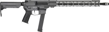 Picture of Cmmg 99A3b0ftng Banshee Mkgs 9Mm Luger 33+1 8" Black Nitride Medium Taper Threaded Barrel, Eml 7" M-Lok Handguards, Tungsten Cerakote Aluminum Picatinny Rail Receiver, Cmmg Zeroed Grips 