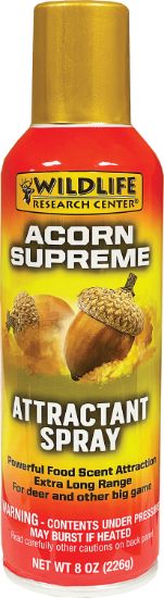 Picture of Wildlife Research 735 Food Scent Attractant Spray Acorn Supreme Scent 8 Oz Aerosol 