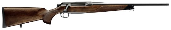 Picture of Sauer 80117092 505 Lux Full Size 223 Rem 5+1 20" Matte Blued Threaded Barrel, Matte Blued Saddle Mount Steel Receiver, Grade 2 Wood Fixed Stock 