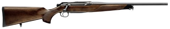 Picture of Sauer 80117094 505 Lux Full Size 308 Win 5+1 22" Matte Blued Threaded Barrel, Matte Blued Saddle Mount Steel Receiver, Grade 2 Wood Fixed Stock 