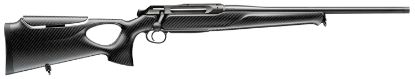 Picture of Sauer 80117118 505 Synchro Xtc Full Size 308 Win 3+1 22" Matte Blued Threaded Barrel, Matte Blued Saddle Mount Steel Receiver, Black Thumbhole W/Adj Comb Carbon Fiber Stock 