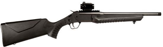 Picture of Rossi Lwc0556bkrd Lwc 5.56X45mm 1Rd 16.50" Black Oxide Threaded Barrel, Black Picatinny Rail Steel Receiver, Black Fixed Synthetic Stock, Crimson Trace Cts103 Red Dot 