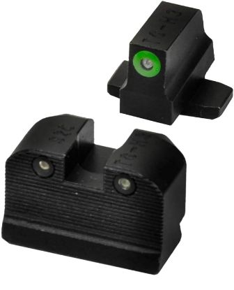 Picture of Sig Sauer Electro-Optics Sox10009 X-Ray3 Day/Night Sights Black | Green Tritium Green Outline Front Sight Black Rear Sight 