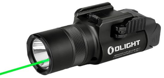 Picture of Olightstore Usa Inc Baldrprorbk Baldr Pro R Black Anodized 300/500/1,350 Lumens White Led Green Laser 