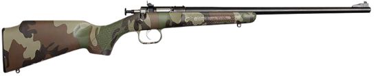 Picture of Crickett Ksa2170 My First Rifle Gen2 22 S/L/Lr Single Shot 16.10" Blued Barrel & Receiver, M81 Woodland Camo Synthetic Fixed Stock, Ez Loader 