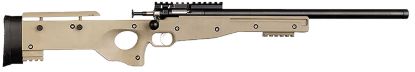 Picture of Crickett Ksa2150 Precision Full Size 22 Lr Single Shot 16.10" Blued Threaded Bull Barrel, Blued Crickettinny Rail Steel Receiver, Flat Dark Earth Synthetic Adj Lop Stock 