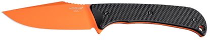 Picture of Hogue 35864 Extrak 3.30" Fixed Clip Point Plain Blaze Orange Cerakote Cpm M4 Tool Steel Blade, Black Textured G10 Scales Handle 