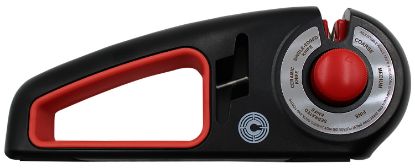 Picture of Remington By Camp Co Cbgks1 Knife Sharpener Adjustable Black/Red Plastic, Carbide/Ceramic Sharpener 