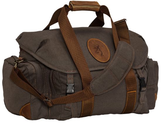 Picture of Browning 121388691 Lona Range Bag Flint/Brown 