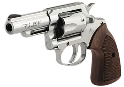 Picture of Colt Mfg Vipersp3wrr Viper 357 Mag/38 Special 6Rd 3" 1/2 Lug Stainless Steel Barrel, Stainless Steel Cylinder & Frame, American Walnut Grip, Exposed Hammer 