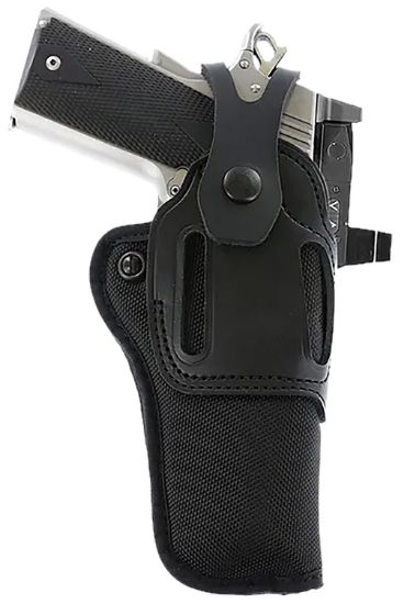 Picture of Galco Sa95rb Switchback Strongside Crossdraw Belt Black Hybrid Leather-Synthetic Ambidextrous 