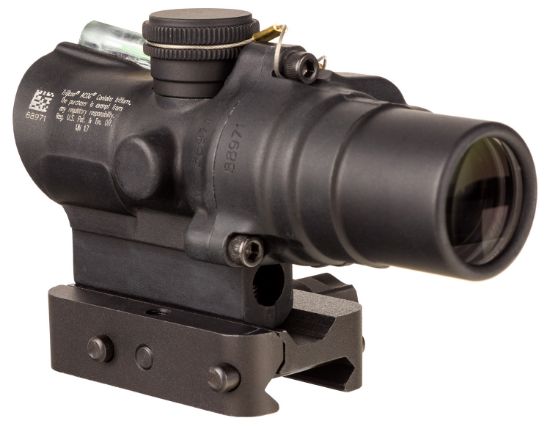 Picture of Trijicon 400329 Acog Ta44 Matte Black Anodized 1.5X16mm Illuminated Green Circle W/Dot Reticle 