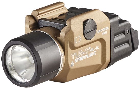 Picture of Streamlight 69459 Tlr-7 Hl-X Usb Gun Light Flat Dark Earth 500/1,000 Lumens White Led 