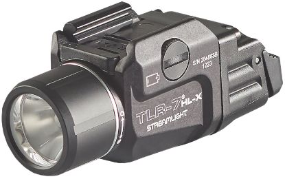 Picture of Streamlight 69458 Tlr-7 Hl-X Usb Gun Light Black Anodized 500/1,000 Lumens White Led 