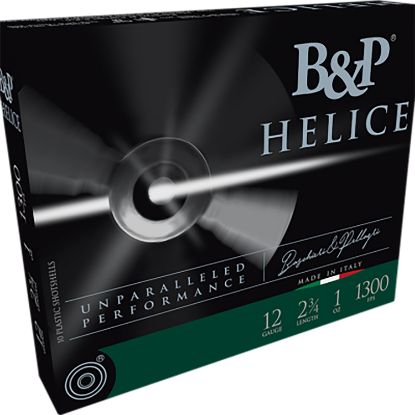 Picture of B&P Ammunition 12B1fe75 Helice Electro 12 Gauge 2.75" 1 Oz 8 Shot 10 Per Box/ 10 Case 